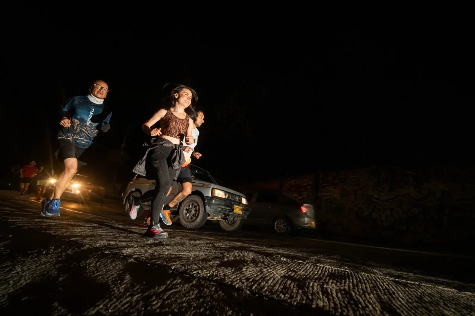Patios de Halloween: subida running disfrazados